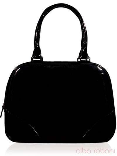 Шкільна сумка з вышивкою, модель 110091 чорний. Зображення товару, вид ззаду.