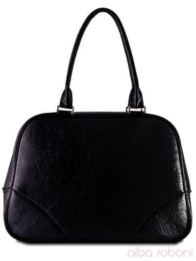 Шкільна сумка з вышивкою, модель 120691 чорний. Зображення товару, вид ззаду.