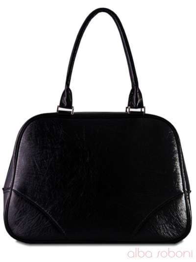 Шкільна сумка з вышивкою, модель 120692 чорний. Зображення товару, вид ззаду.