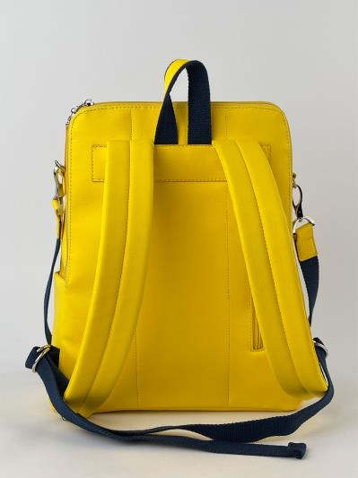 Фото товара: комплект (рюкзак та косметичка) n23011 жовто-синій. Фото - 4.