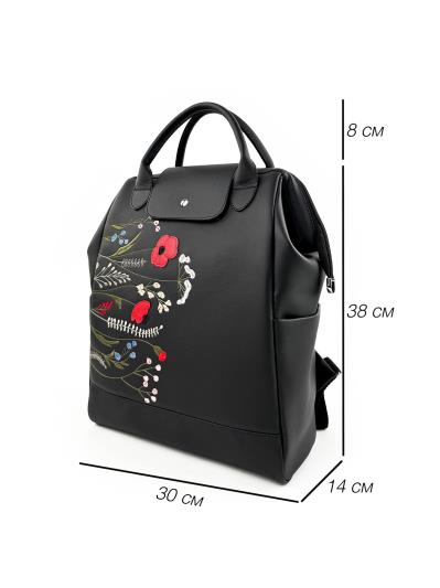 Фото товара: комплект (рюкзак та косметичка) n26104 чорний. Фото - 8.