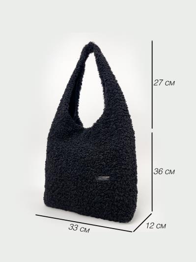 Фото товара: комлект (сумка та косметичка) n25098 чорний. Фото - 7.