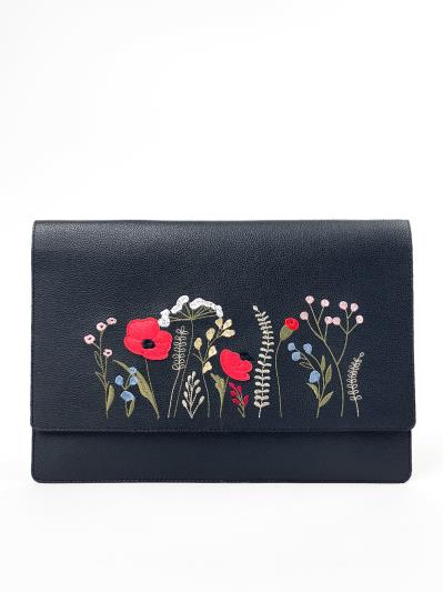 Фото товара: комлект (сумка та косметичка) n26106 чорний. Фото - 7.