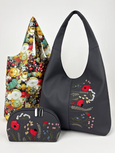 Фото товара: комплект (сумка, косметичка та шопер для покупок) n26101 мультиколор. Фото - 1.