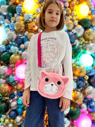 Фото товара: дитяча сумочка 2246 рожевий. Фото - 4.