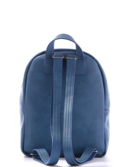 Стильний рюкзак, модель 172537 синій. Зображення товару, вид ззаду.