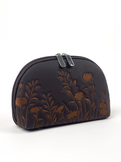 Фото товара: косметичка 7084 темний шоколад. Фото - 2.