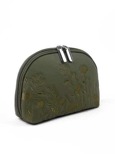 Фото товара: косметичка 7085 оливковий. Фото - 2.