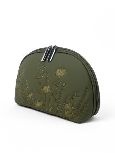 Фото товара: косметичка 7085 оливковий. Фото - 3.