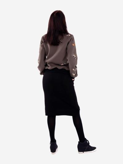 Фото товара: жіночий костюм з юбкою L (202-008-03). Вид 5.
