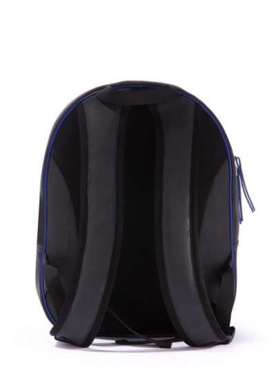 Шкільний рюкзак, модель 171612 чорний-електрик. Зображення товару, вид додатковий.