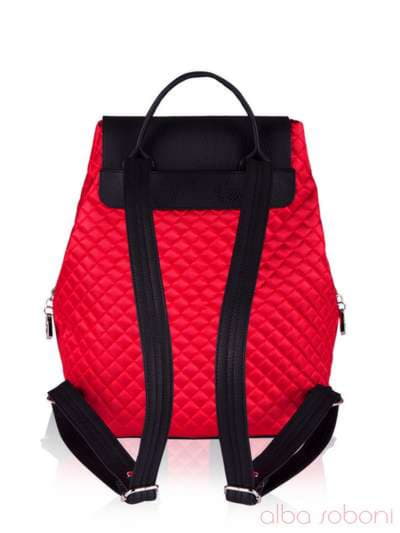 Брендовий рюкзак, модель 152317 червоний. Зображення товару, вид ззаду.