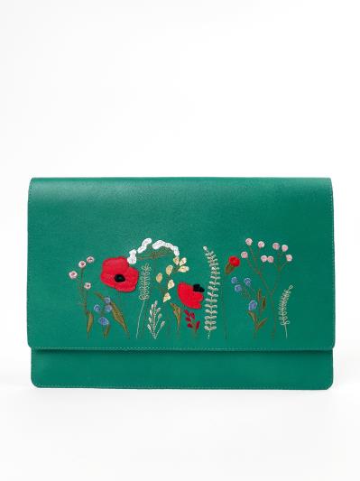 Фото товара: чохол для ноутбука 260105 зелений. Фото - 4.