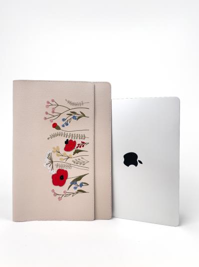 Фото товара: чохол для ноутбука 260106 бежевий. Фото - 1.