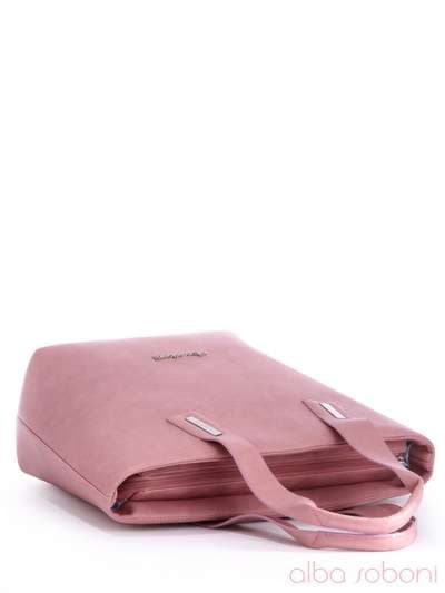 Стильна сумка, модель 170073 рожевий. Зображення товару, вид додатковий.