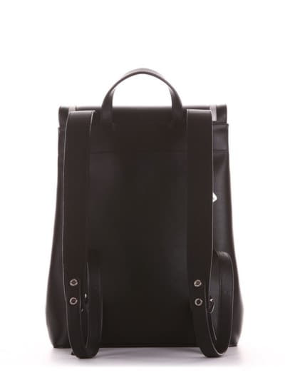 Шкільний рюкзак, модель 191511 чорний. Зображення товару, вид ззаду.
