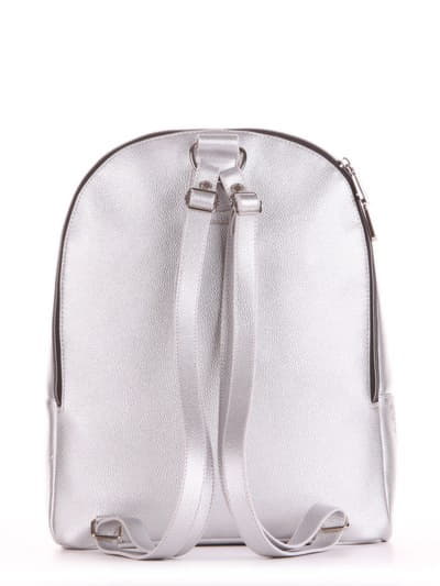 Шкільний рюкзак, модель 191573 срібло. Зображення товару, вид ззаду.