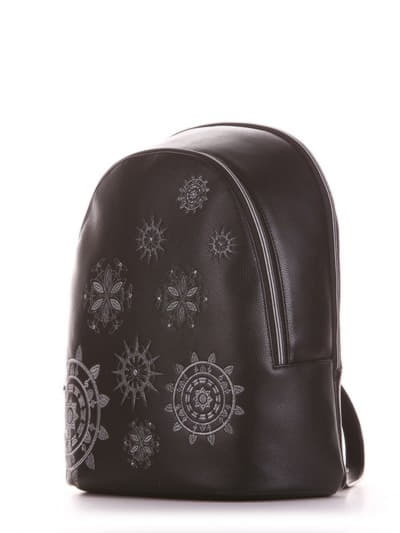 Шкільний рюкзак, модель 191574 чорний. Зображення товару, вид збоку.