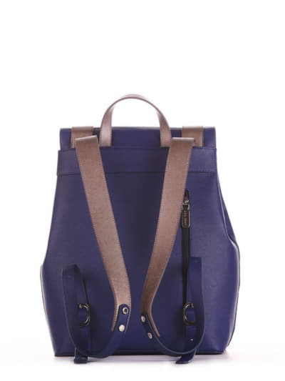 Брендовий рюкзак, модель 191673 синій. Зображення товару, вид ззаду.