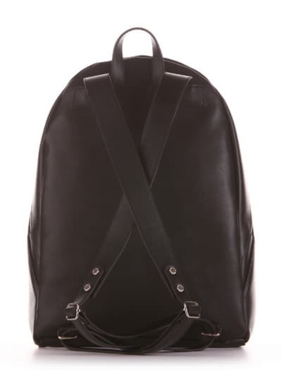 Шкільний рюкзак, модель 191731 чорний. Зображення товару, вид ззаду.