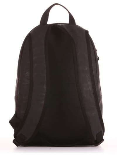 Стильний рюкзак - unisex з вышивкою, модель 191623 чорний. Зображення товару, вид додатковий.