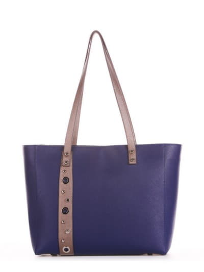 Брендова сумка, модель 191683 синій. Зображення товару, вид спереду.