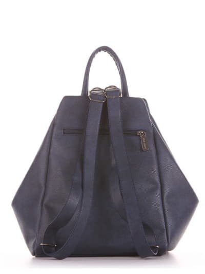 Шкільна сумка - рюкзак, модель 191591 синій. Зображення товару, вид ззаду.