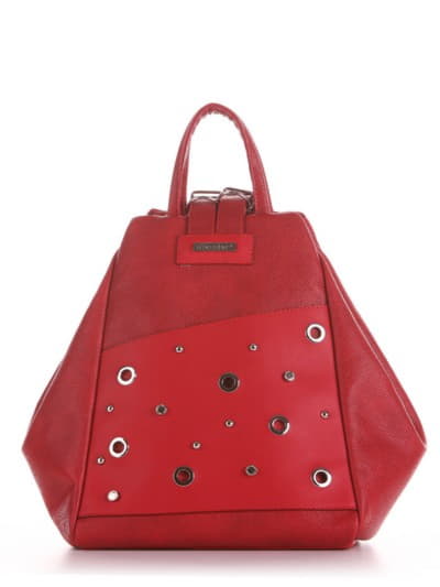 Брендова сумка - рюкзак, модель 191592 червоний. Зображення товару, вид збоку.