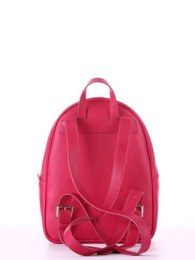 Брендовий рюкзак з вышивкою, модель 180112 ягода. Зображення товару, вид додатковий.