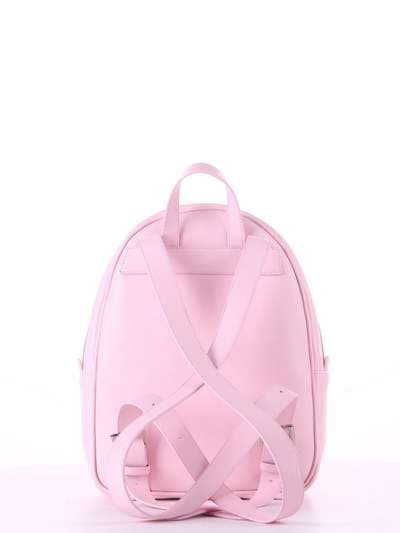 Молодіжний рюкзак з вышивкою, модель 180115 св. рожевий. Зображення товару, вид додатковий.