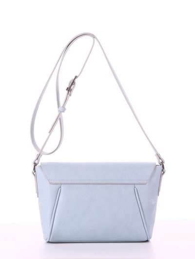 Літня сумка маленька з вышивкою, модель 180126 сіро-блакитний. Зображення товару, вид додатковий.