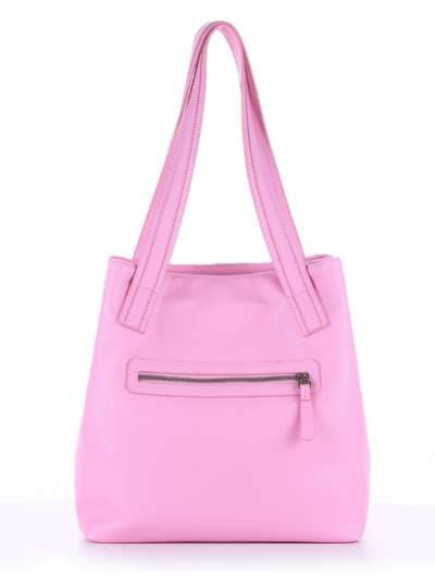 Модна сумка з вышивкою, модель 180135 рожевий. Зображення товару, вид ззаду.