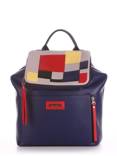 Літній рюкзак, модель 190073 синій. Зображення товару, вид спереду.