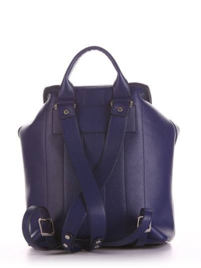 Літній рюкзак, модель 190073 синій. Зображення товару, вид ззаду.
