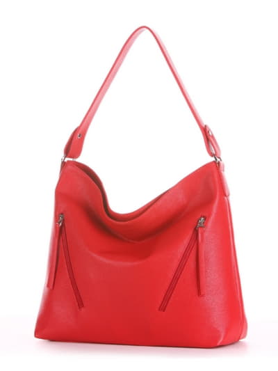 Літня сумка, модель 190013 червоний. Зображення товару, вид збоку.