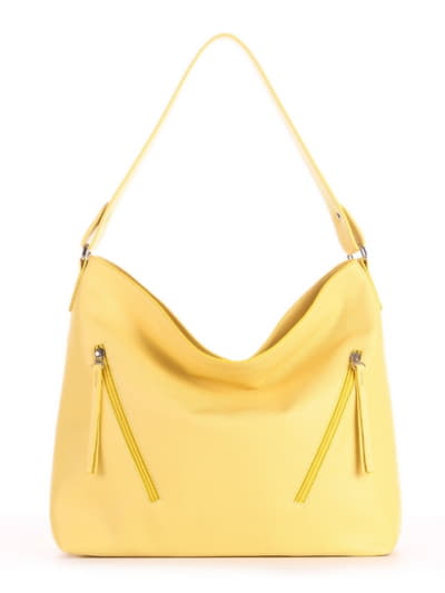 Літня сумка, модель 190018 жовтий. Зображення товару, вид спереду.