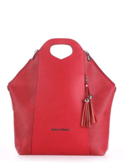 Літня сумка, модель 190032 червоний. Зображення товару, вид спереду.