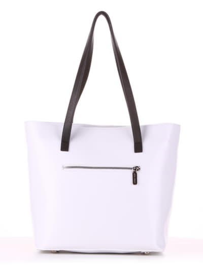 Молодіжна сумка з вышивкою, модель 190101 білий. Зображення товару, вид додатковий.