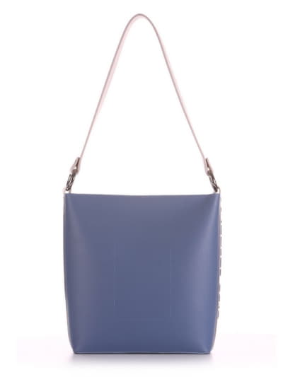 Літня сумка, модель 190142 блакитний. Зображення товару, вид ззаду.