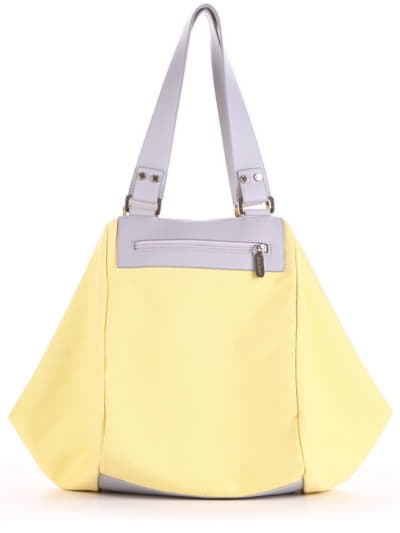 Літня сумка з вышивкою, модель 190044 жовтий. Зображення товару, вид ззаду.