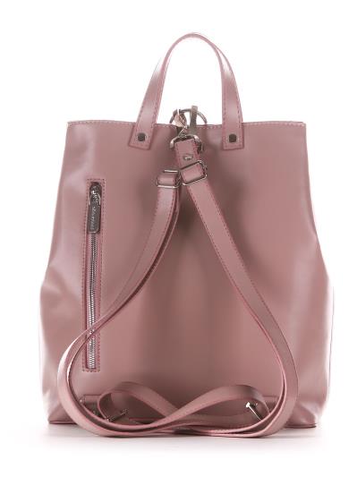 Фото товара: сумка-рюкзак 210123 білий-пудрово-рожевий. Вид 3.