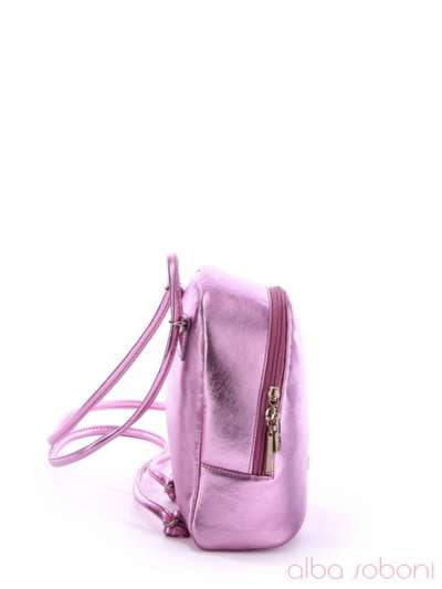 Літній міні-рюкзак, модель 170243 рожевий. Зображення товару, вид додатковий.
