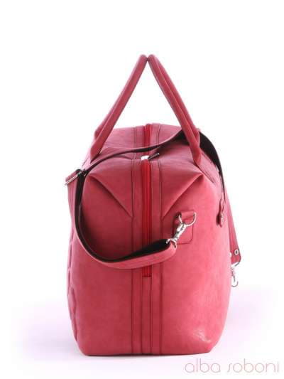 Жіноча сумка з вышивкою, модель 162804 червоний. Зображення товару, вид ззаду.