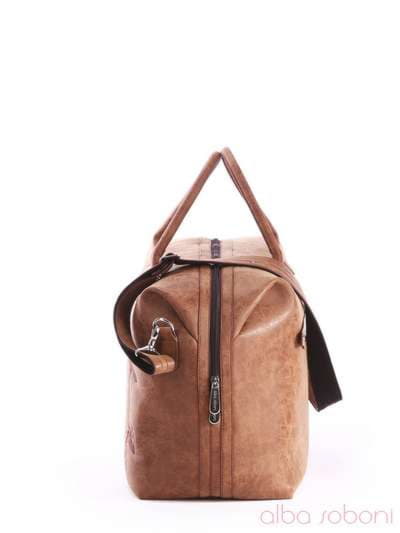 Жіноча сумка з вышивкою, модель 162807 коричневий. Зображення товару, вид додатковий.