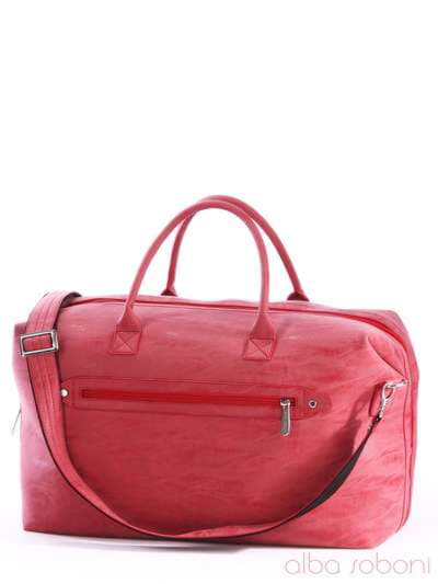 Жіноча сумка з вышивкою, модель 162809 червоний. Зображення товару, вид ззаду.