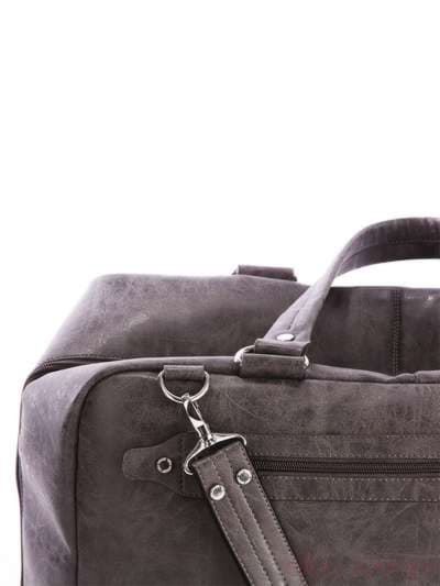 Жіноча сумка з вышивкою, модель 162816 сірий. Зображення товару, вид додатковий.
