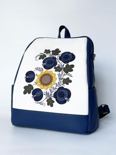 Фото товара: рюкзак u22119 синій-білий. Фото - 1.