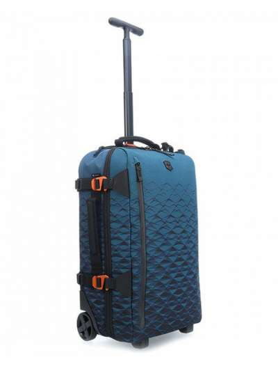 Брендовий чемодан на 2 колесах victorinox travel vx touring/dark teal vt601477 синій. Зображення товару, вид 3