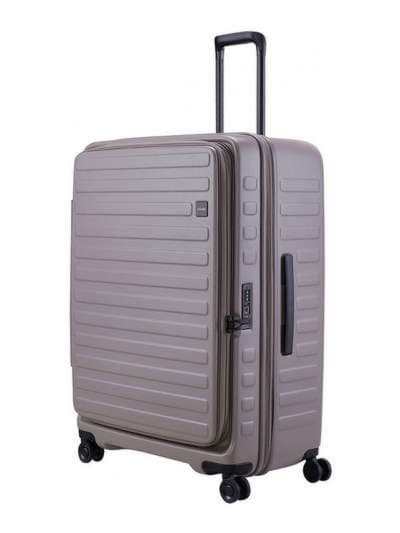 Брендовий чемодан на 4 колесах lojel cubo 18/warm grey великий lj-cf1627-1l_gr сірий. Зображення товару, вид 1