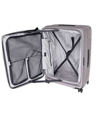 Брендовий чемодан на 4 колесах lojel cubo 18/warm grey великий lj-cf1627-1l_gr сірий. Зображення товару, вид 4